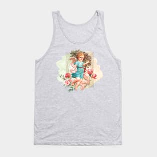 Child Angel and Roses Tank Top